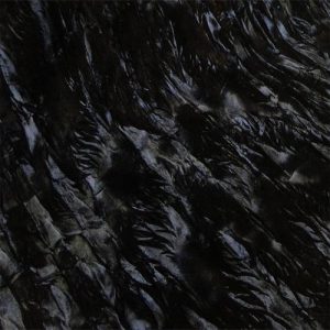 Black Crushed Plush