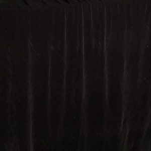 black stretch velvet machine wash